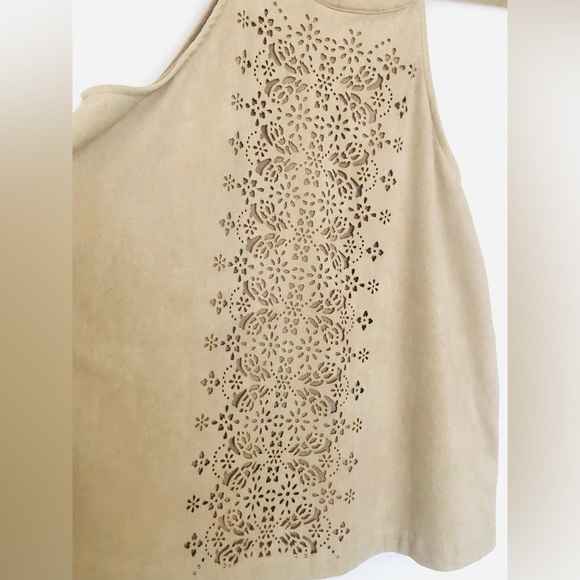 Coco and Jameson - Suede Style Halter - Cut Out Design - Picture 3 of 4